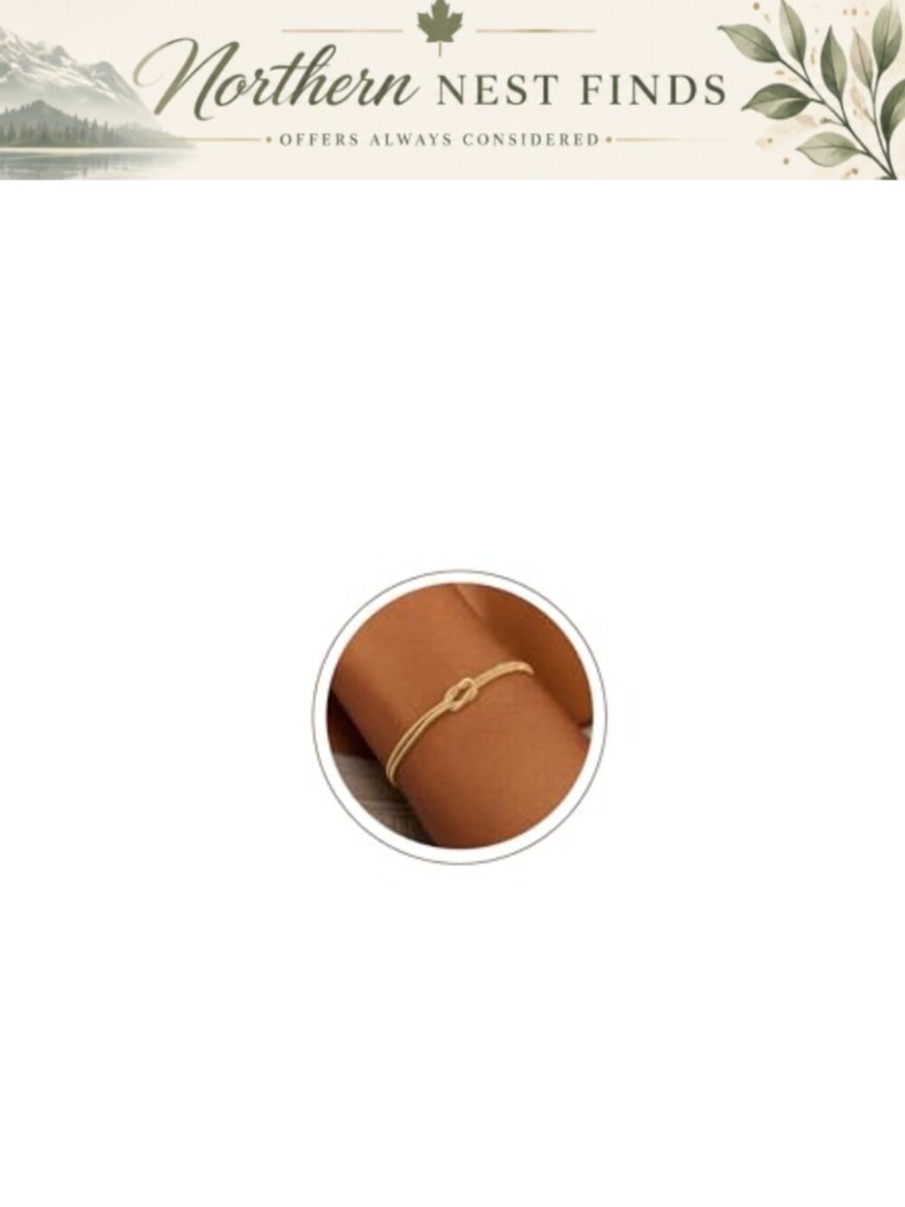 14K Gold Plated Chain Bracelet Set 2pc Adjustable Lobster Clasp